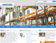 Tablet Screenshot of ironstonerack.com